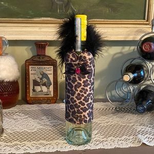 Decorative wine cover